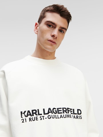 Sweat-shirt Karl Lagerfeld en blanc