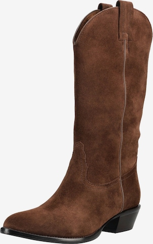 Jeffrey Campbell Каубойски ботуши в кафяво: отпред