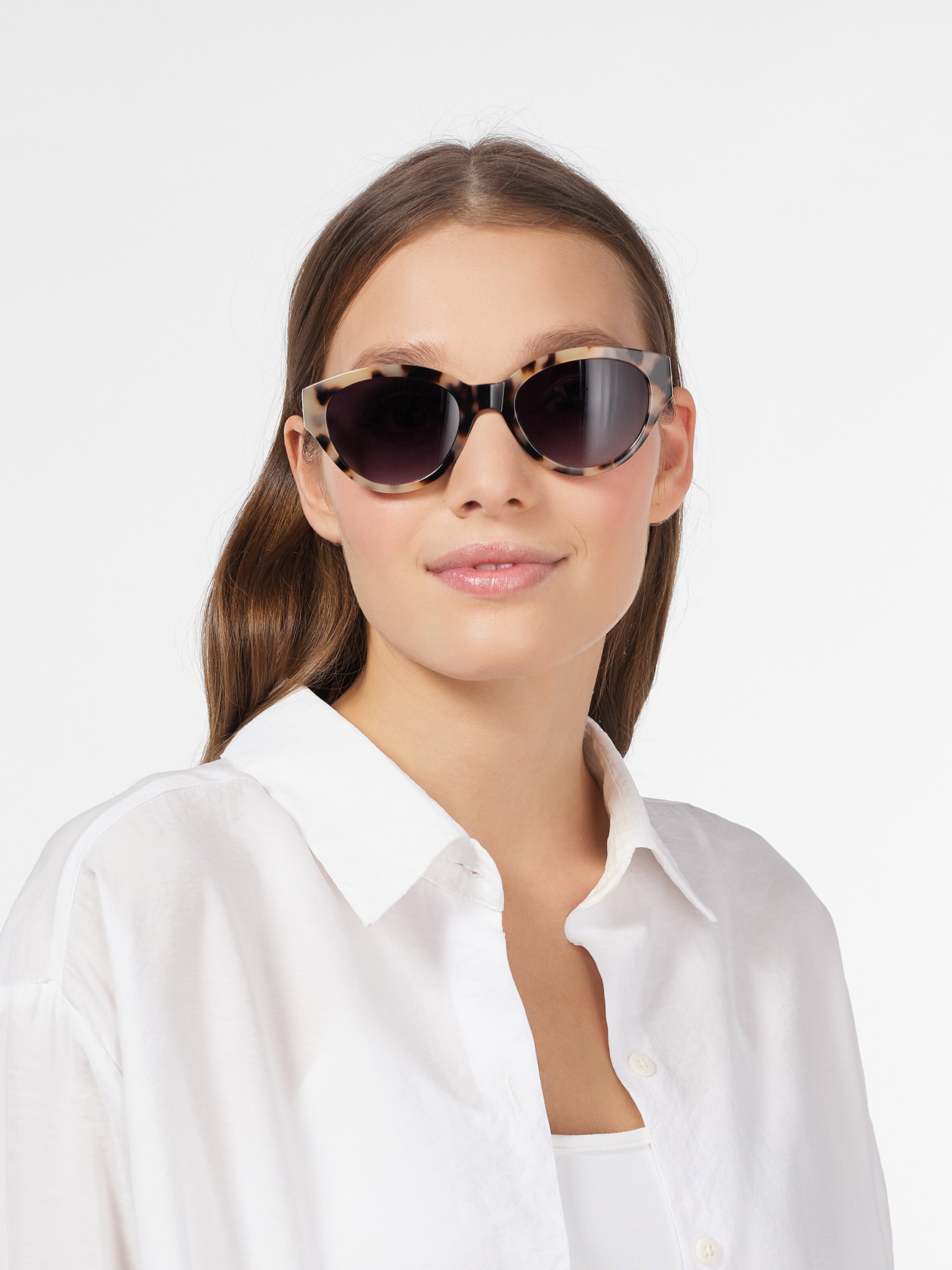 Frauen Sonnenbrillen TOSH Sonnenbrille in Beige - HD90753