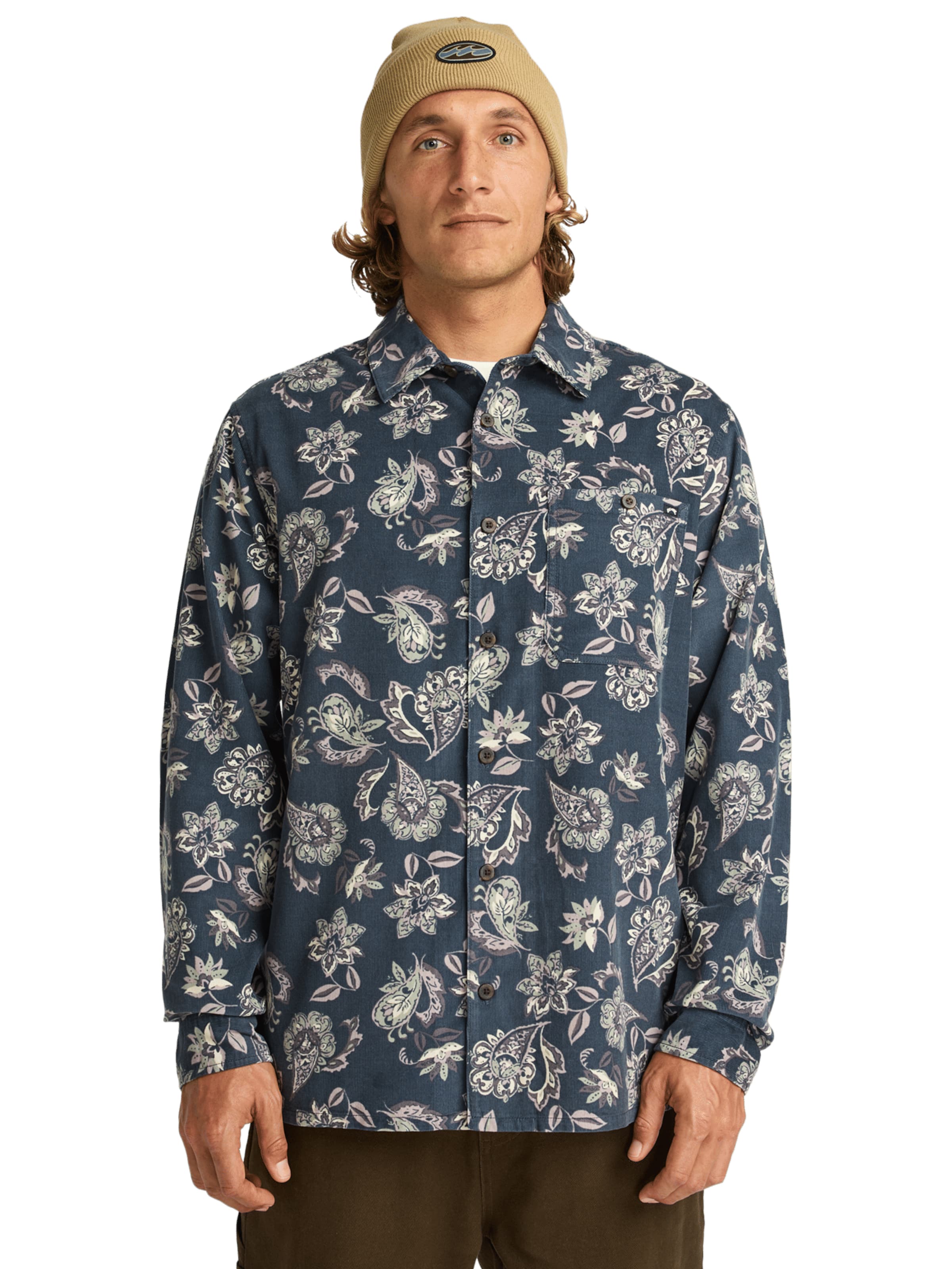 BILLABONG Regular fit Button Up Shirt 'Solana' in Blue: front