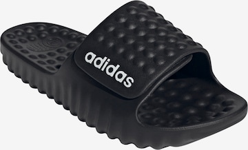 ADIDAS SPORTSWEARNatikače 'Adissage' - crna boja: prednji dio