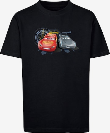 ABSOLUTE CULT T-Shirt 'Cars - Lightning vs Storm' in Schwarz: predná strana