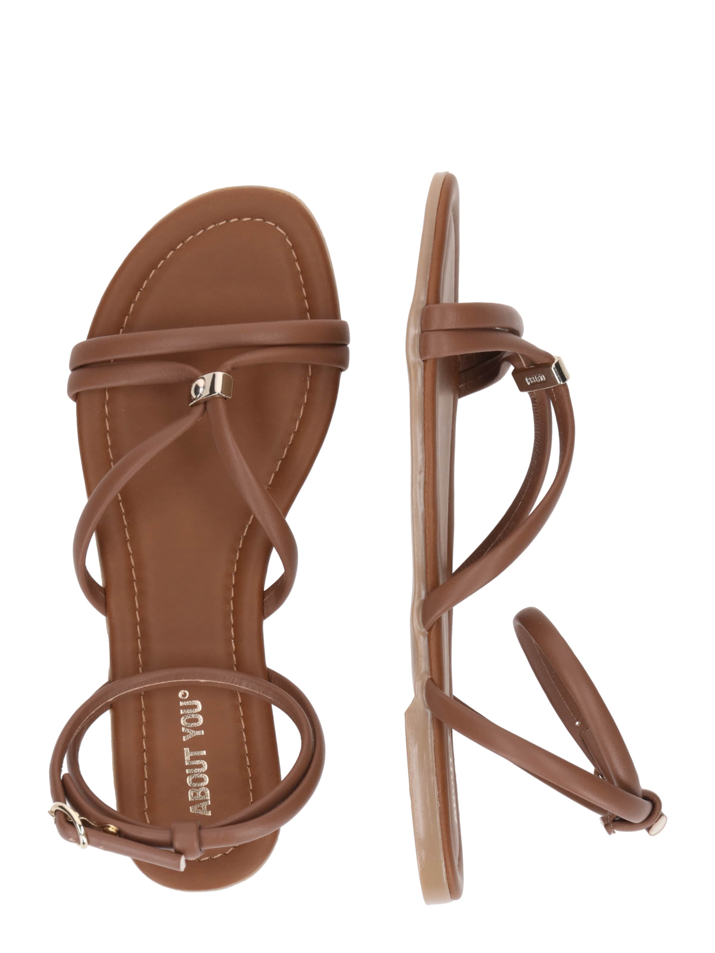 ruda ABOUT YOU Basutės su dirželiais 'Martha'