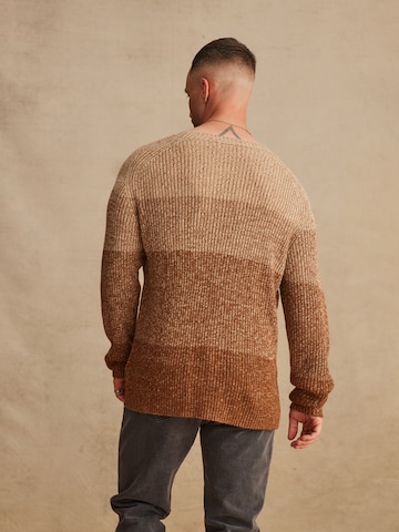 DAN FOX APPAREL Sweater 'Elia' in Brown