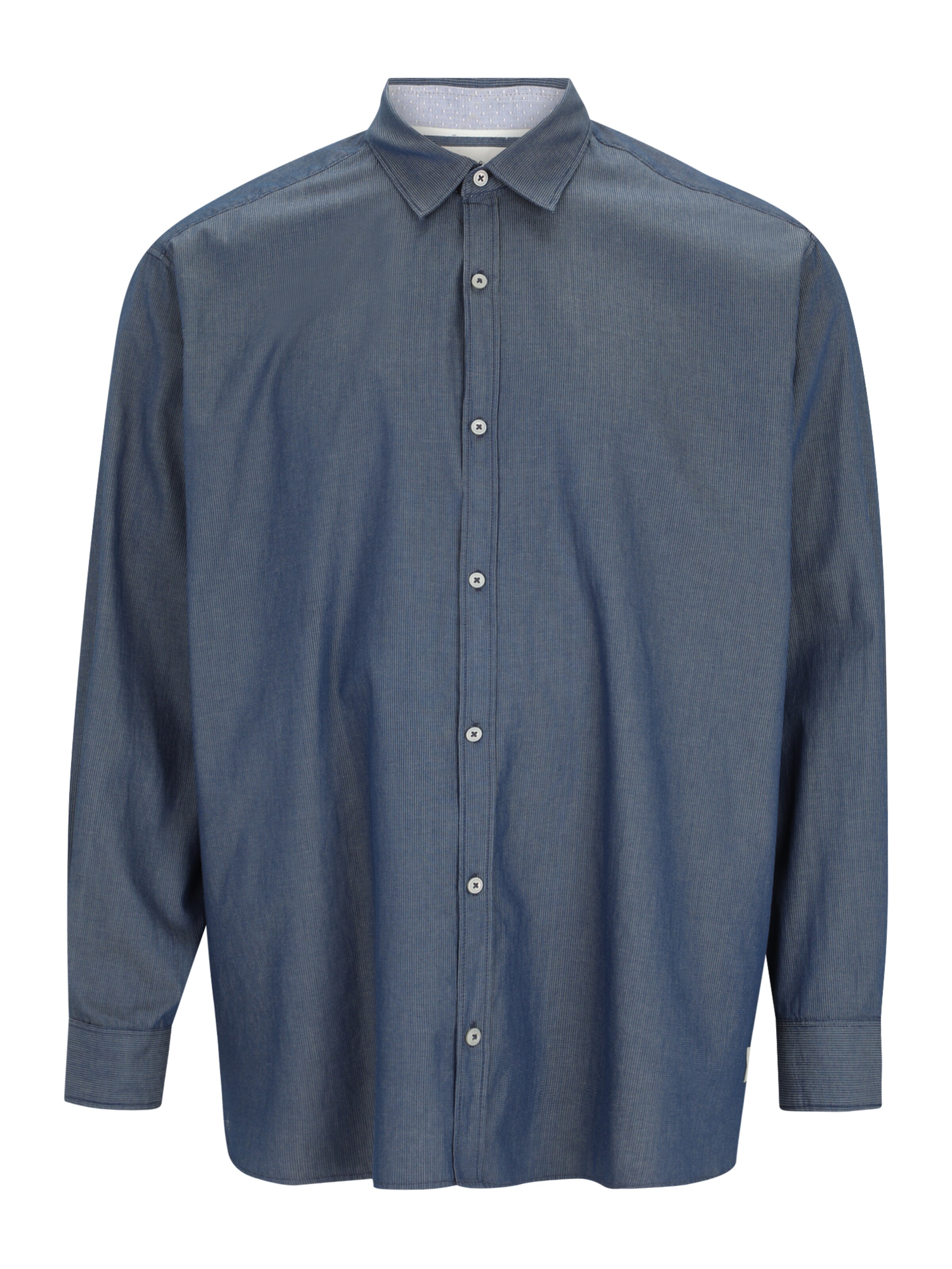 s.Oliver Men Big Sizes Regular Fit Hemd in Blau: Vorderseite