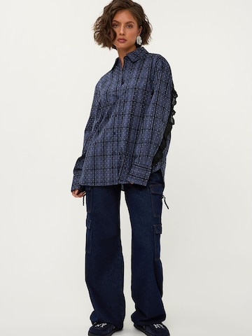 Studio Amaya Blouse 'Maren' in Blauw