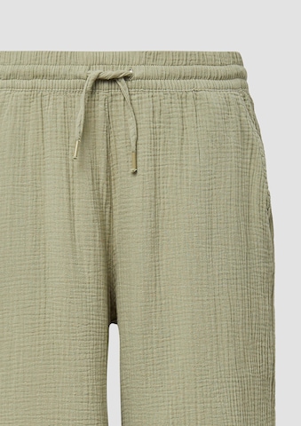 Wide leg Pantaloni di QS in verde