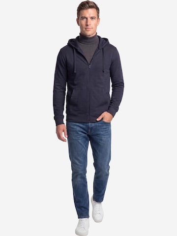s.Oliver - Sudadera con cremallera en azul