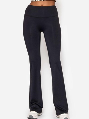 SASSYCLASSY Flared Pants in Black