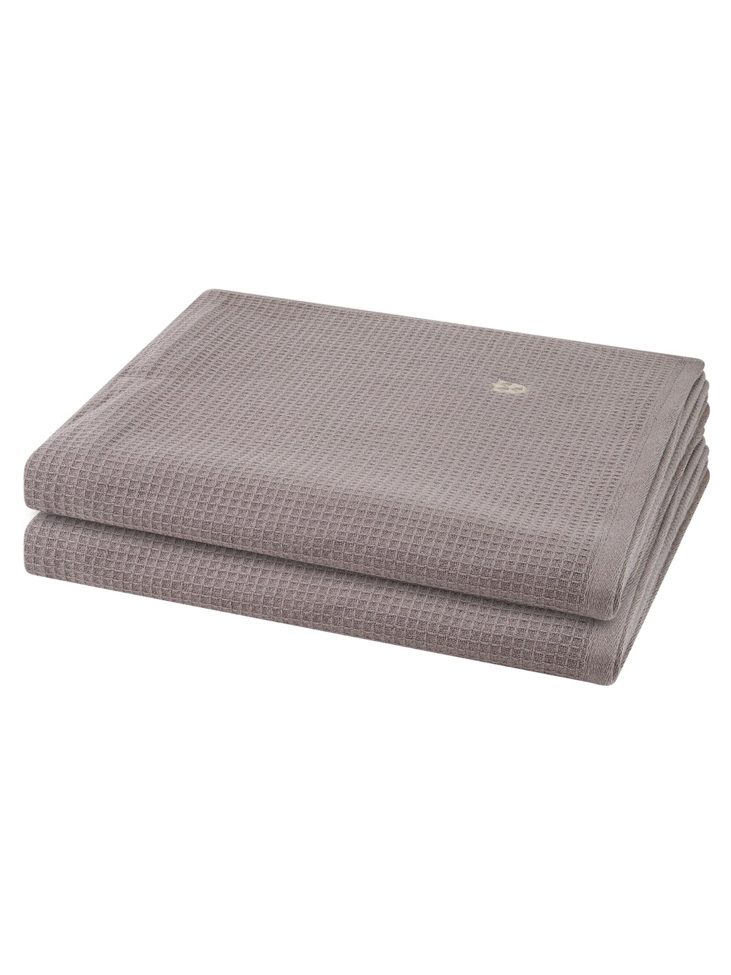 ROSS Towel 'Pique' in Brown: front