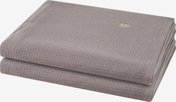 ROSS Handtuch 'Pique' in Braun: Vorderseite