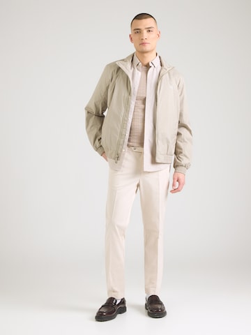 Hackett London Слим фит Панталон с ръб в бежово