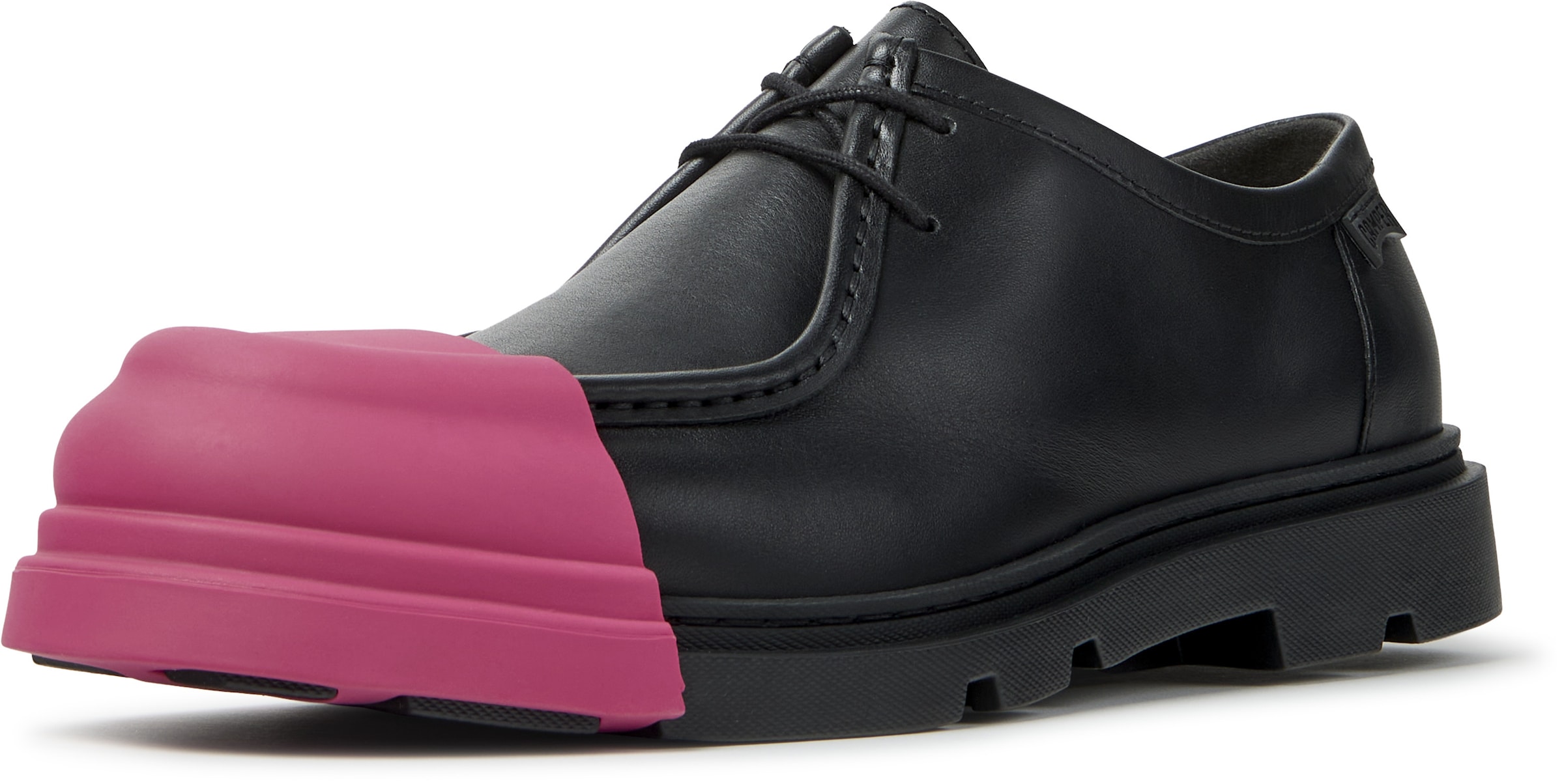 Scarpa stringata 'Junction' di CAMPER in nero: frontale