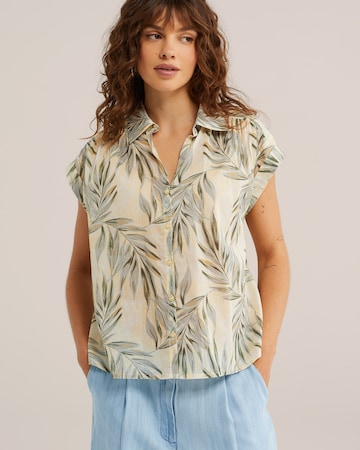 WE Fashion Блузка в Желтый: спереди