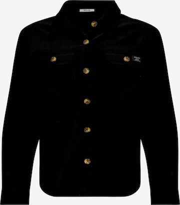 Deeluxe Regular fit Shirt 'ALINO' in Zwart: voorkant