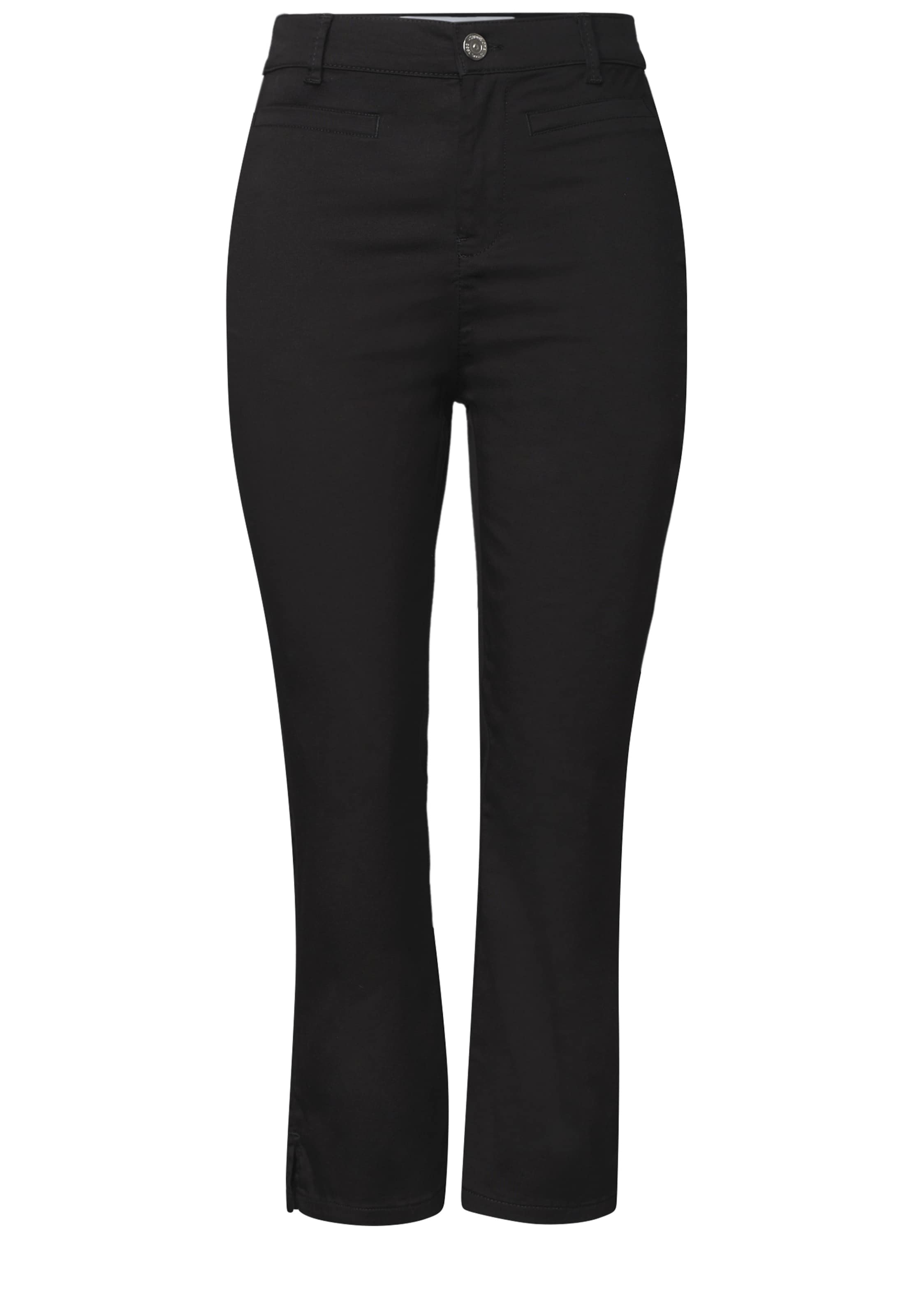 STREET ONE Regular Pants in Black: front