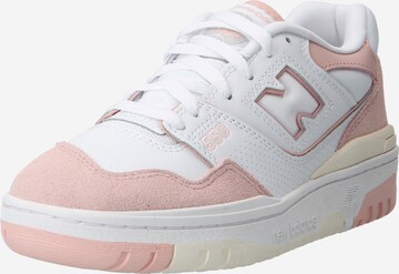 Baskets basses '550' new balance en blanc : devant