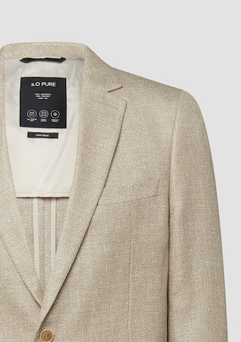 Coupe regular Veste de costume ' S.OPURE ' s.Oliver en beige