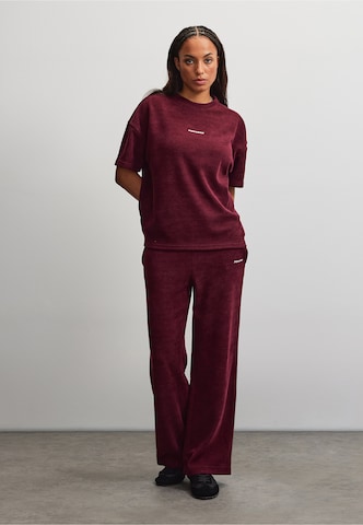 Wide leg Pantaloni 'Noli' di Pegador in rosso