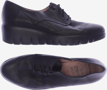 Wonders Flats & Loafers in 38 in Black: front