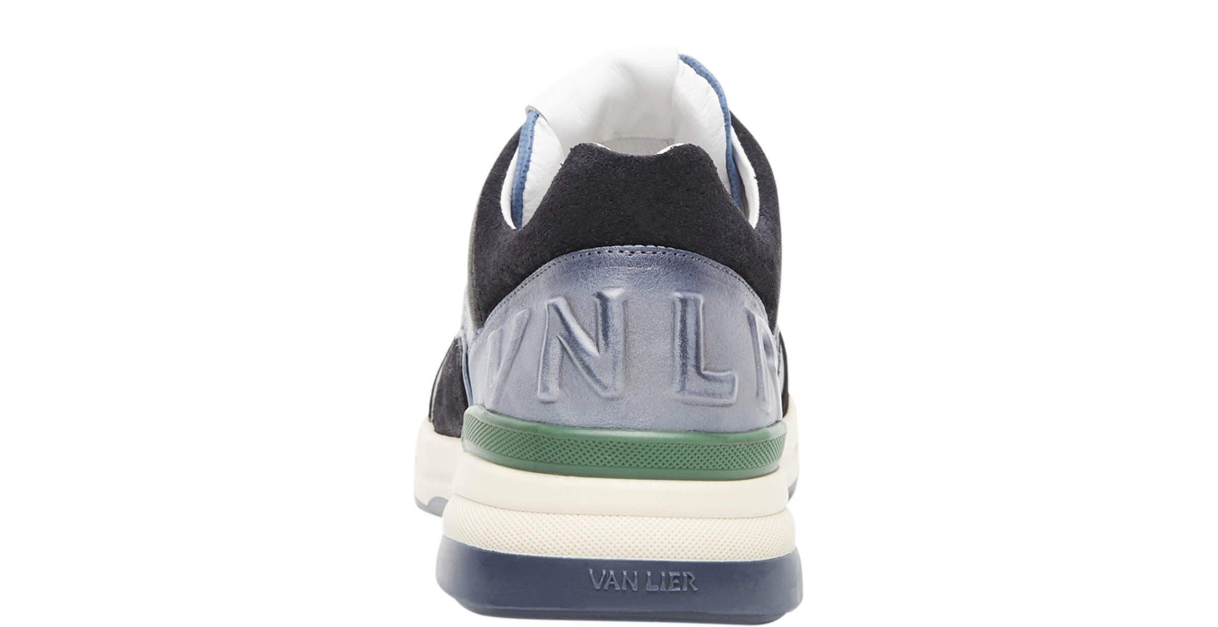Van Lier Sneaker 'Ferro' in Smoky blue / Grijs / Zwart | ABOUT YOU
