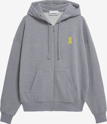ARMEDANGELS Sweat jacket in Grey: front