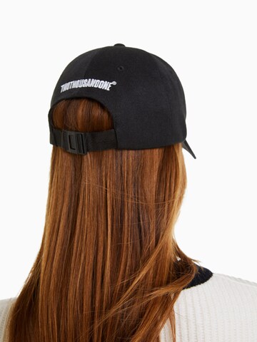 Bershka Cap in Schwarz