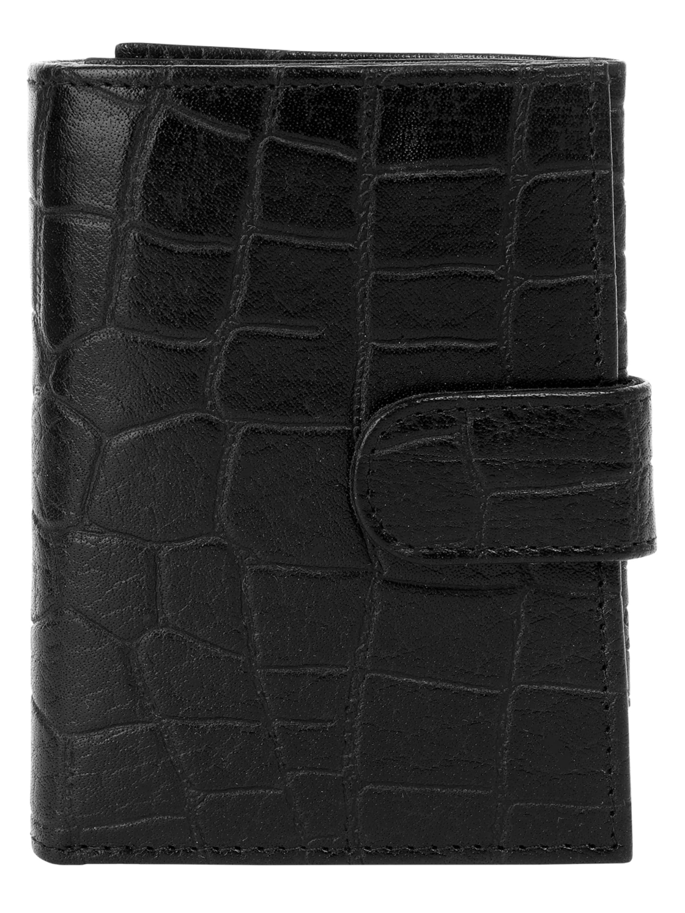 Cluty Portemonnaie 'Cluty Geldbörse'‌‌‌‌‌‌ in Schwarz: Vorderseite