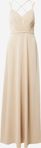 STAR NIGHT Evening Dress in Gold: front