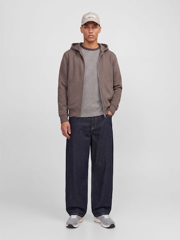 JACK & JONES Wide leg Jeans 'DAVE' in Blue