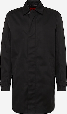 HUGO Red Between-seasons coat 'Marec' in Black: front