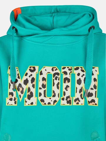 salzhaut Sweatshirt 'Sünn - Moin' in Groen: voorkant