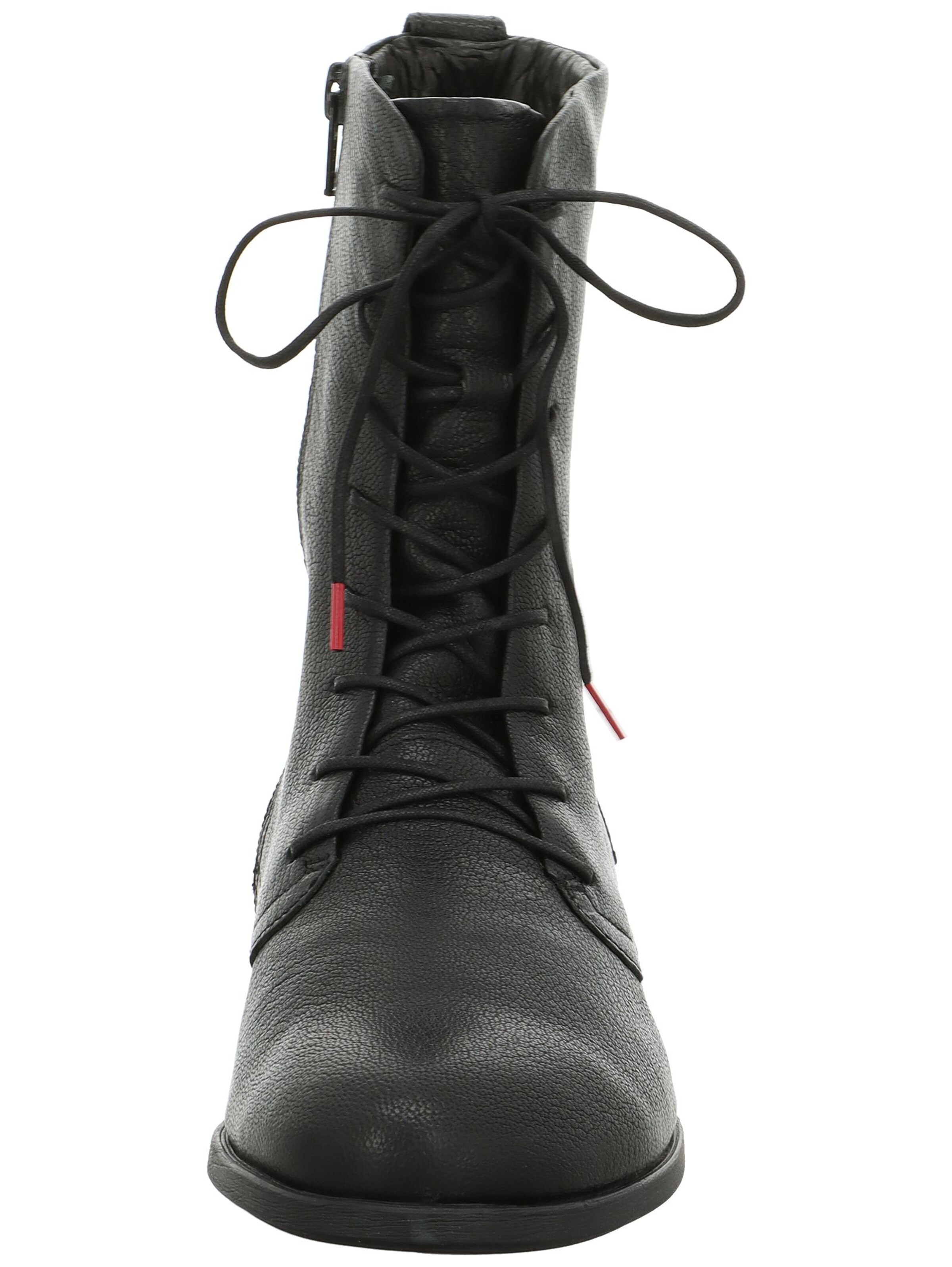 THINK! Schnürstiefelette 'Agrat' in Schwarz