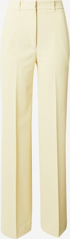 IVY OAK Wide leg Pleated Pants 'PENINA' in Yellow: front