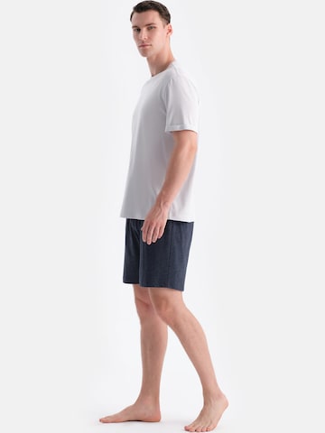 Dagi Pyjama kort in Blauw