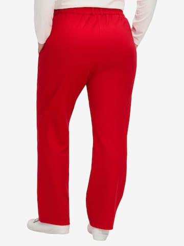 SHEEGO Regular Pants in Red