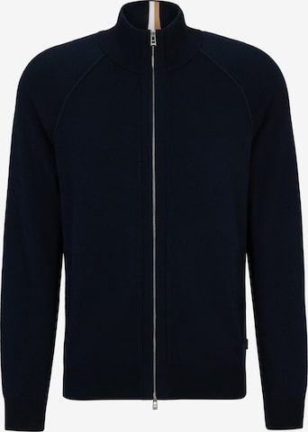 BOSS Green Knit Cardigan 'Perrone' in Blue: front