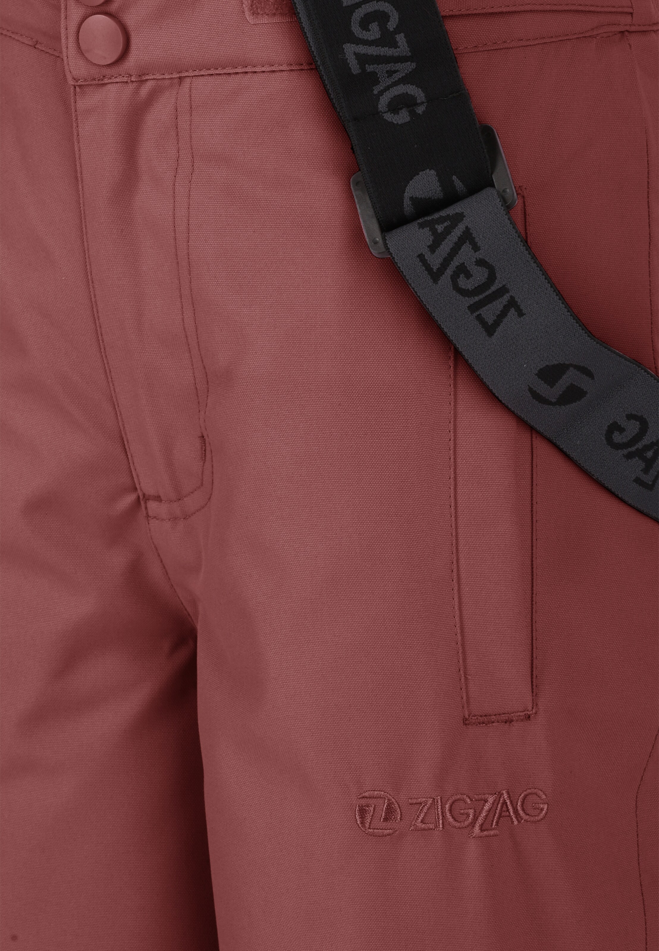 ZigZag Regular Skihose 'Soho' in Braun