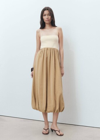 MANGO Dress 'Almond' in Brown