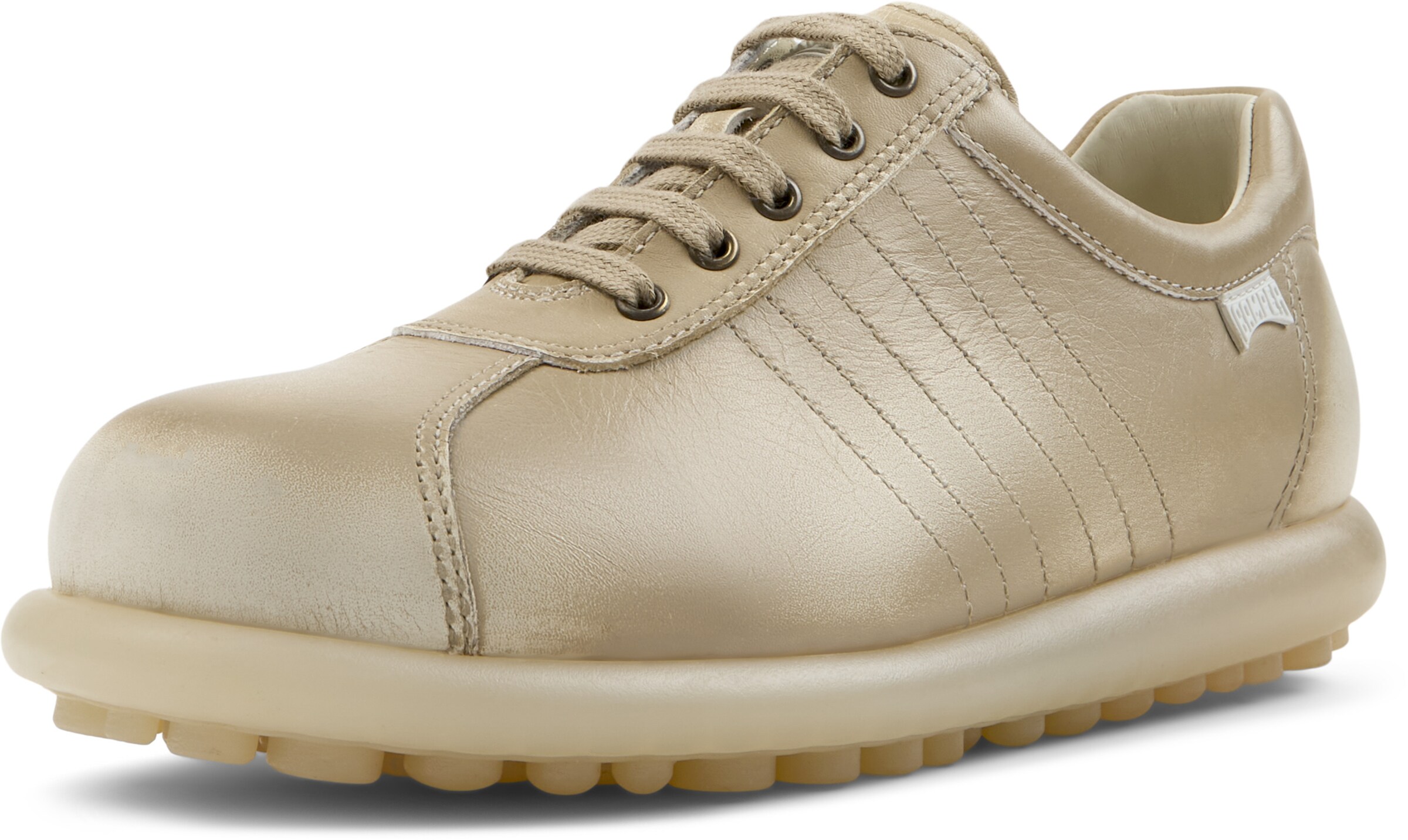 Sneaker bassa 'Pelotas Ariel' di CAMPER in oro: frontale