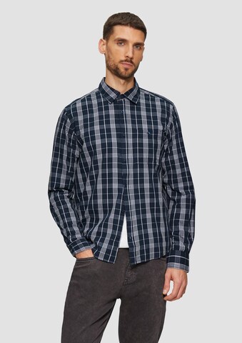Coupe regular Chemise s.Oliver en bleu : devant