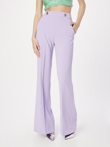 Wide Leg Pantalon à plis PINKO en violet : devant