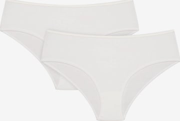 Henderson Broekje 'Hipster Blue im 2er Pack, hüftiger Sitz, Viskose Jersey' in Beige: voorkant
