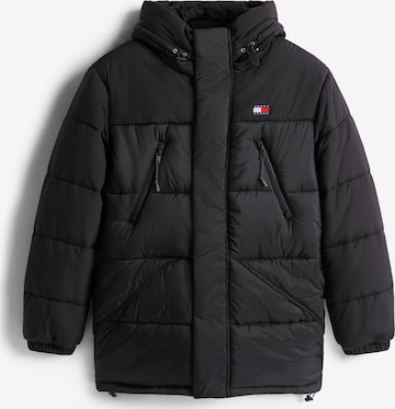 juoda Tommy Jeans Žieminė striukė: priekis