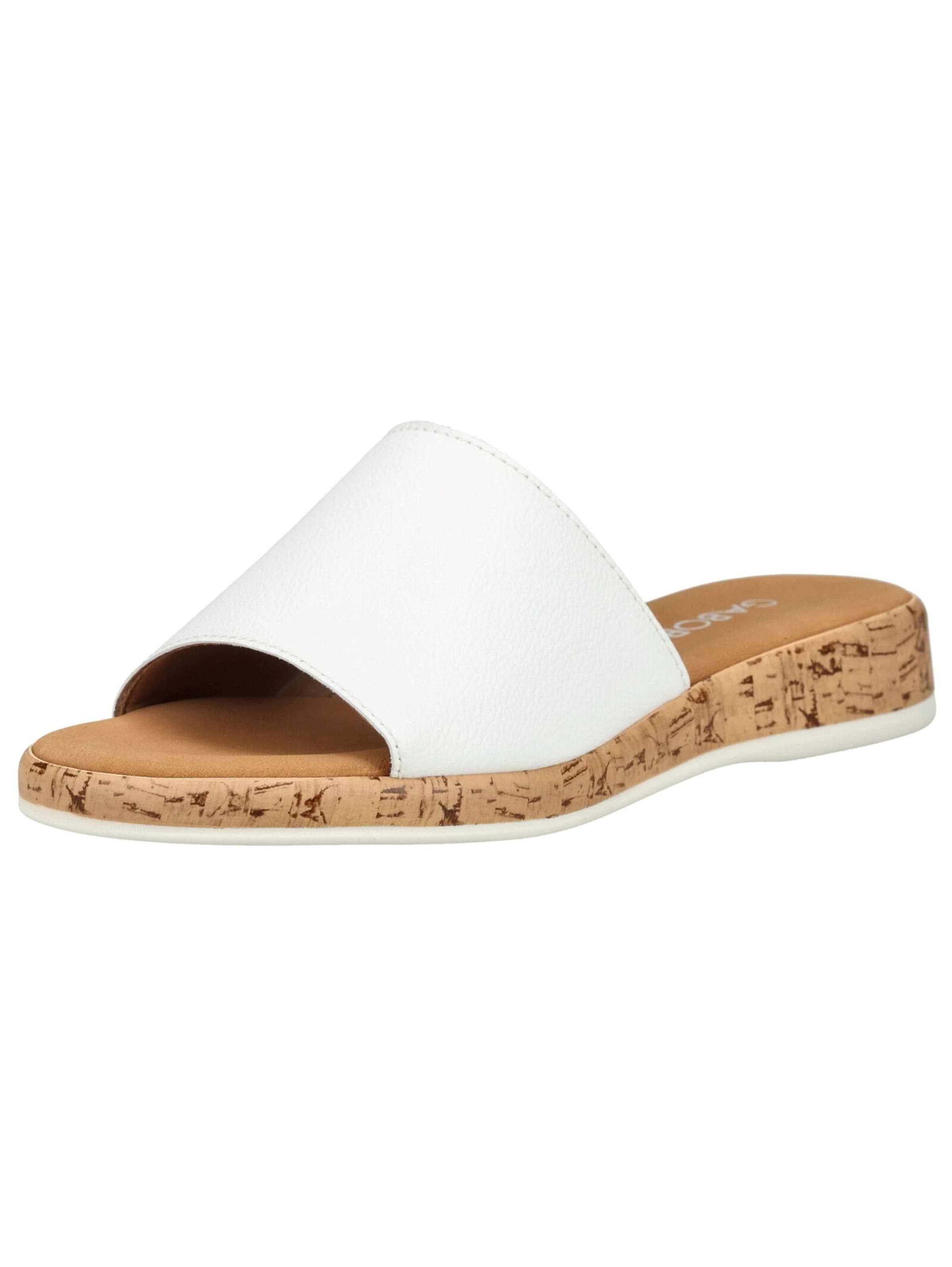 Zoccoletto di GABOR in bianco: frontale