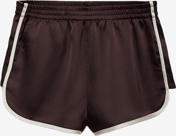 MANGO Regular Housut 'GUILLE' värissä lila: etupuoli