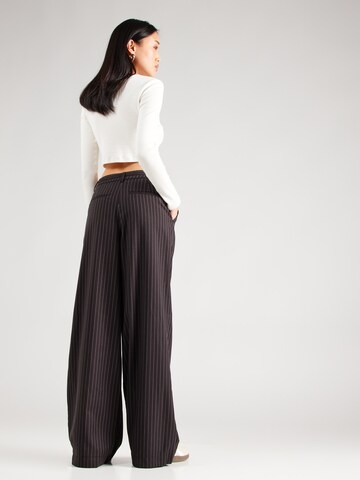 VILA Wide Leg Hose 'VIEsma' in Schwarz