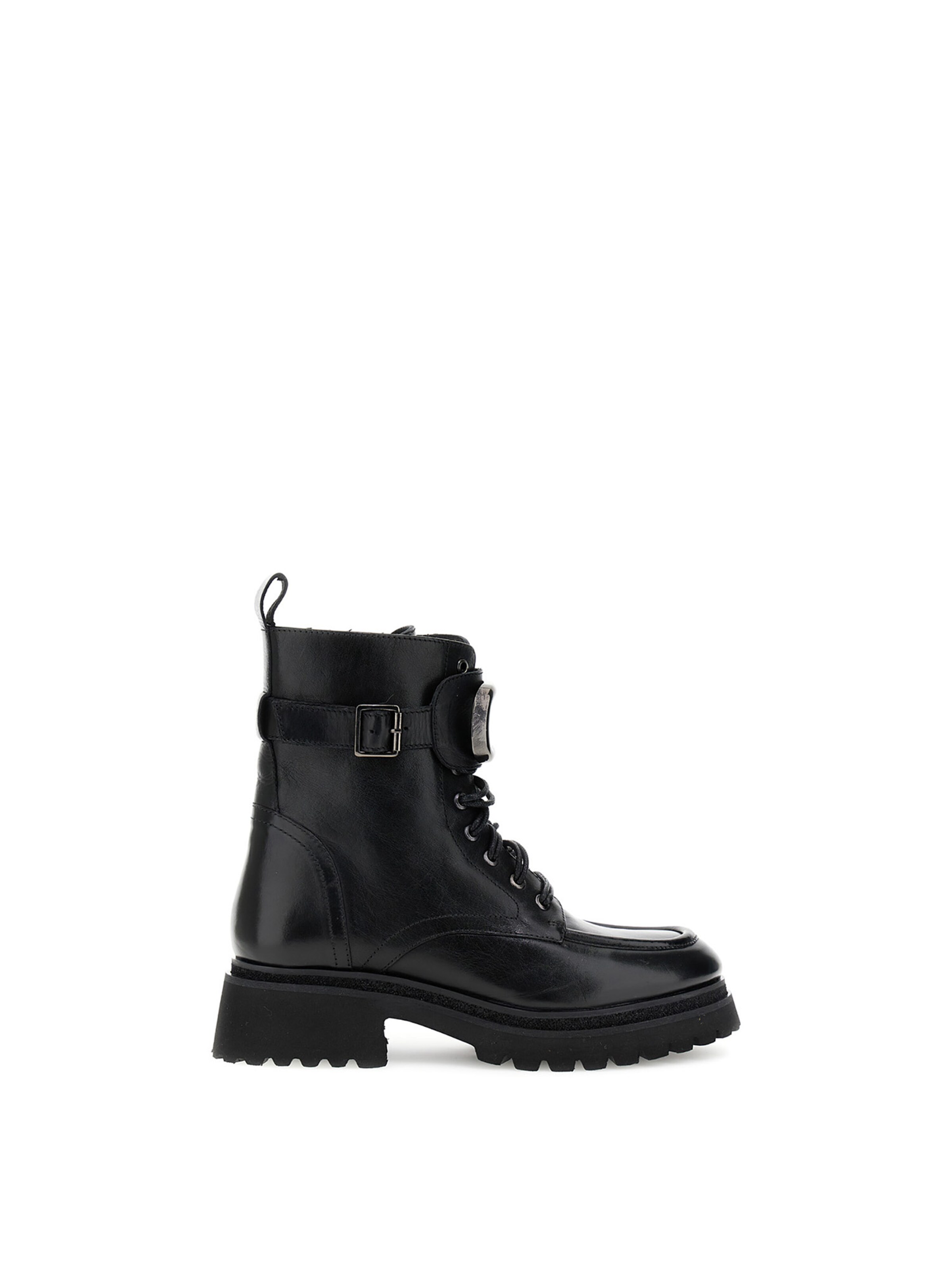 Stivaletto stringato di CAFè NOIR in nero