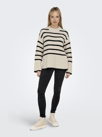 ONLY Sweater 'Sia' in Beige