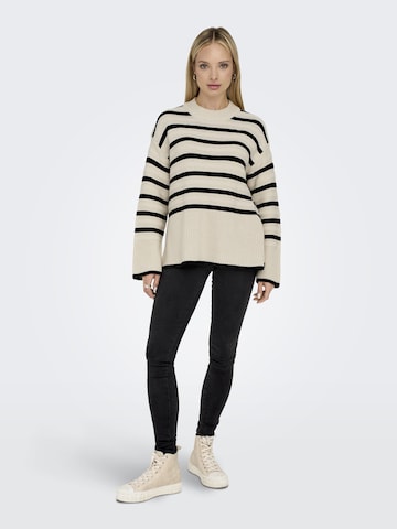 ONLY Sweter 'Sia' w kolorze beżowy